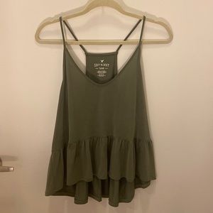 American Eagle Soft & Sexy Tank: size medium in Dark Green
